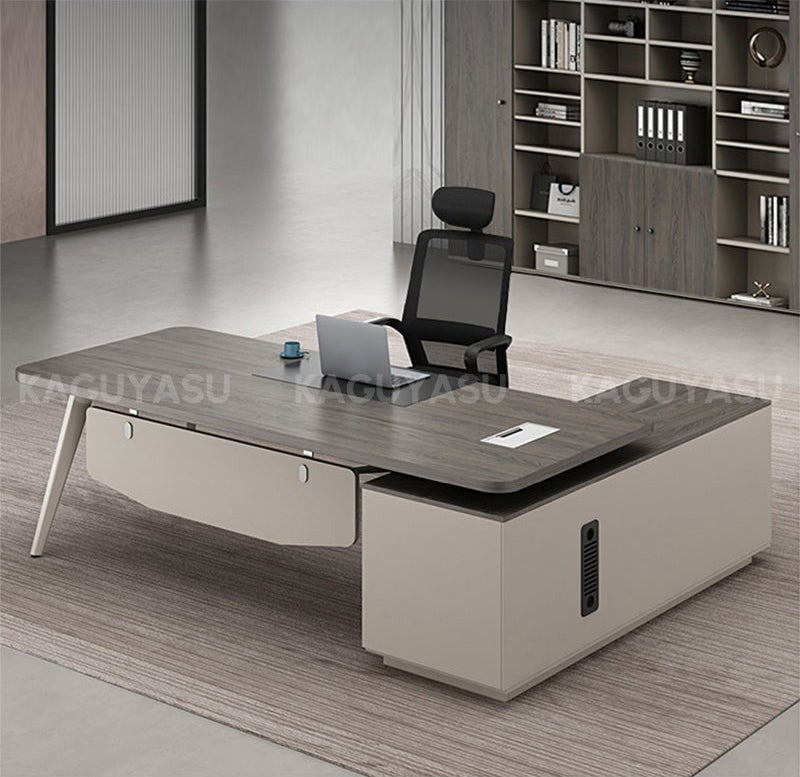 Executive Desk With Steel Legs