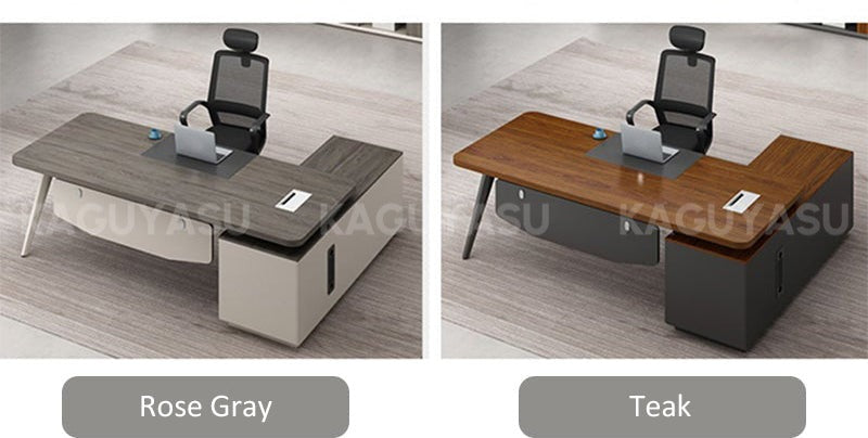 Executive Desk With Steel Legs