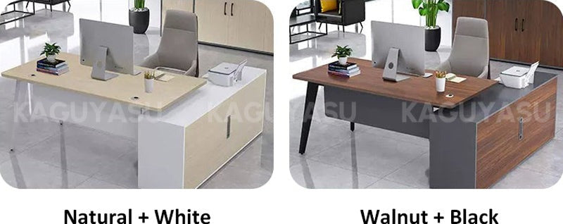Office Desk With An Easy-To-Clean Surface