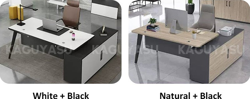 Office Desk With An Easy-To-Clean Surface