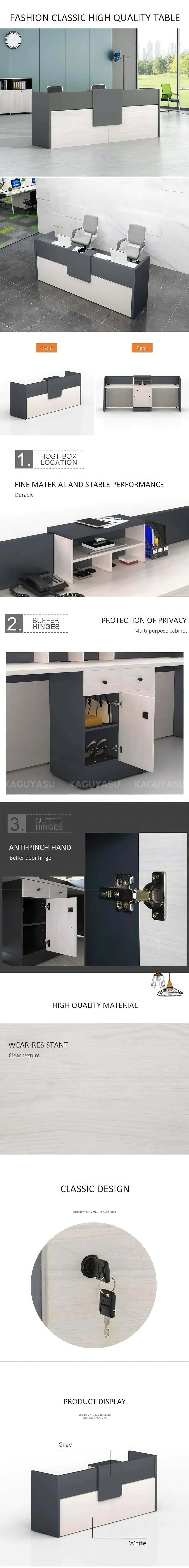 Two-tone Reception Desk