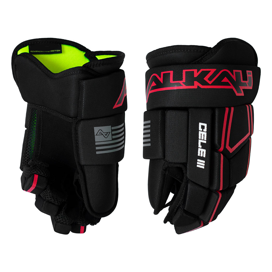 Alkali Cele III Youth Hockey Gloves