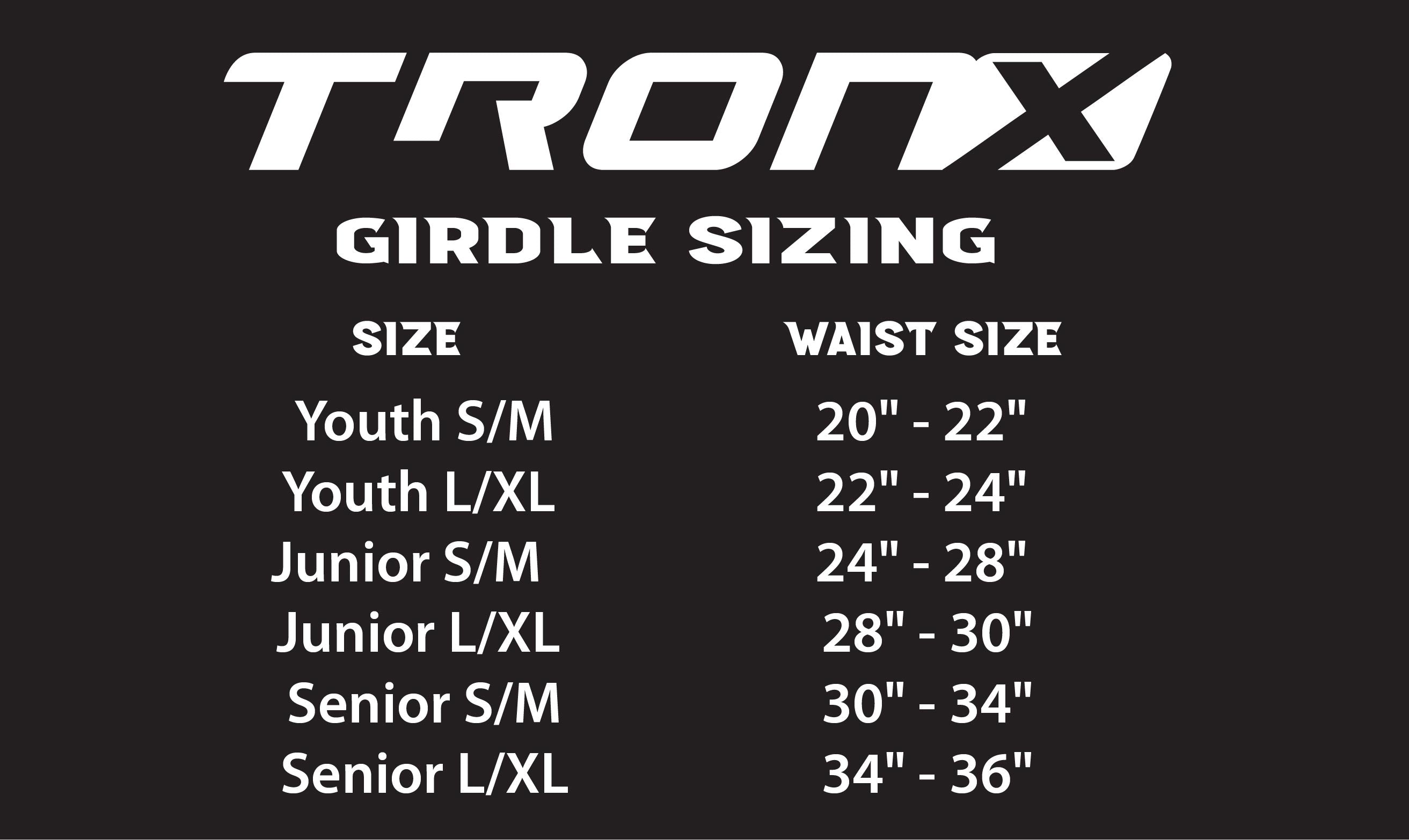 TronX Venom Youth Roller Hockey Girdles