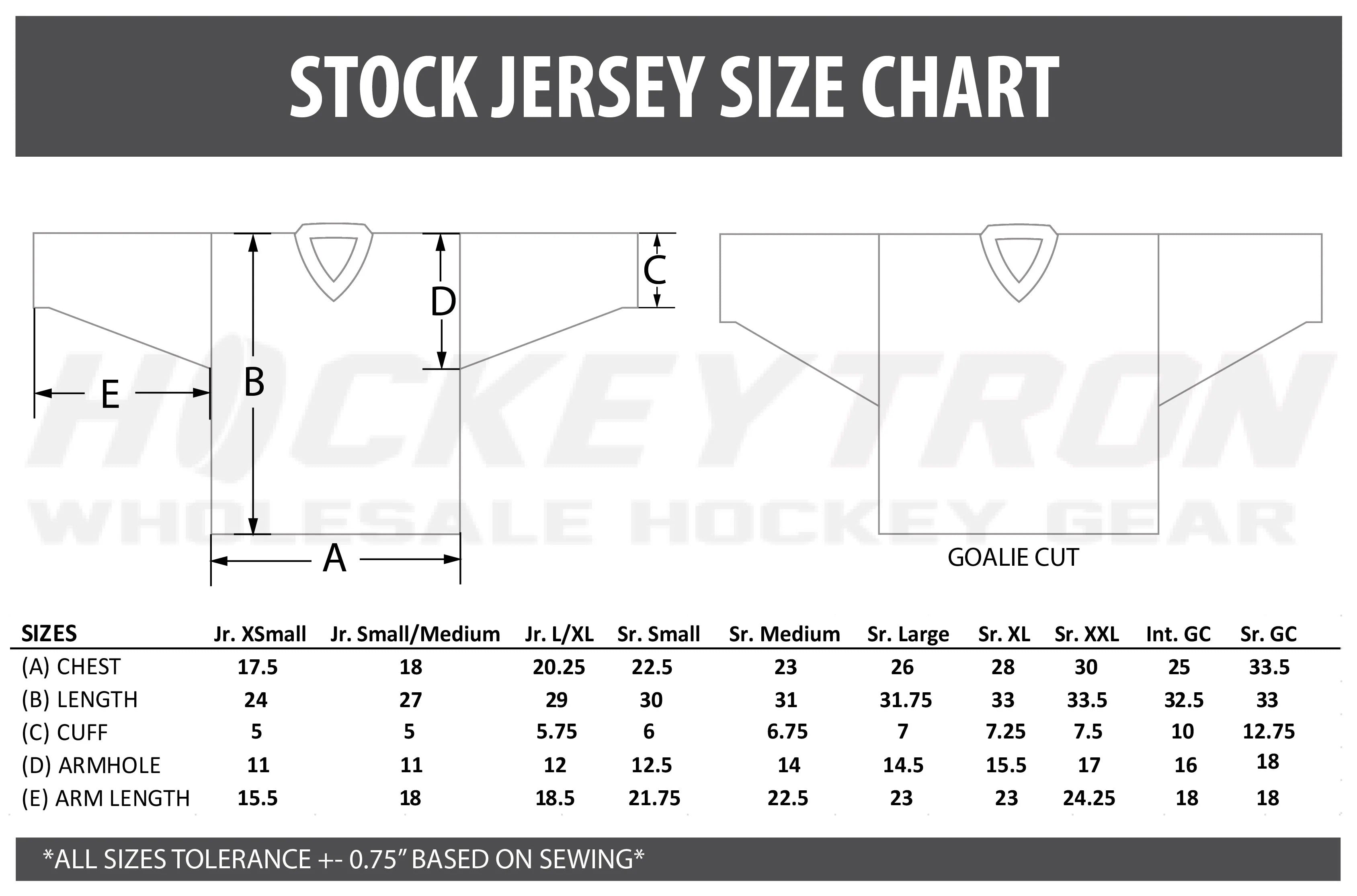 Sherwood SW200 Three Tone Team Hockey Jersey