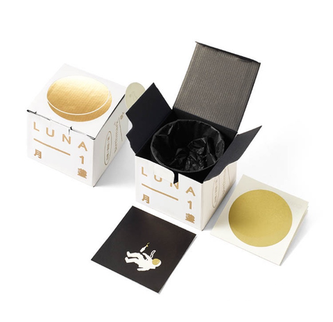 Whisky glass in paper box