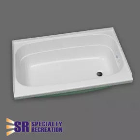 Specialty Recreation | Bath Tub Right Hand Drain | BT2440WR | White | 24