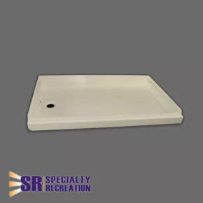 Specialty Recreation | Shower Pan Left Hand Drain | SP2436PL | Parchment | 24