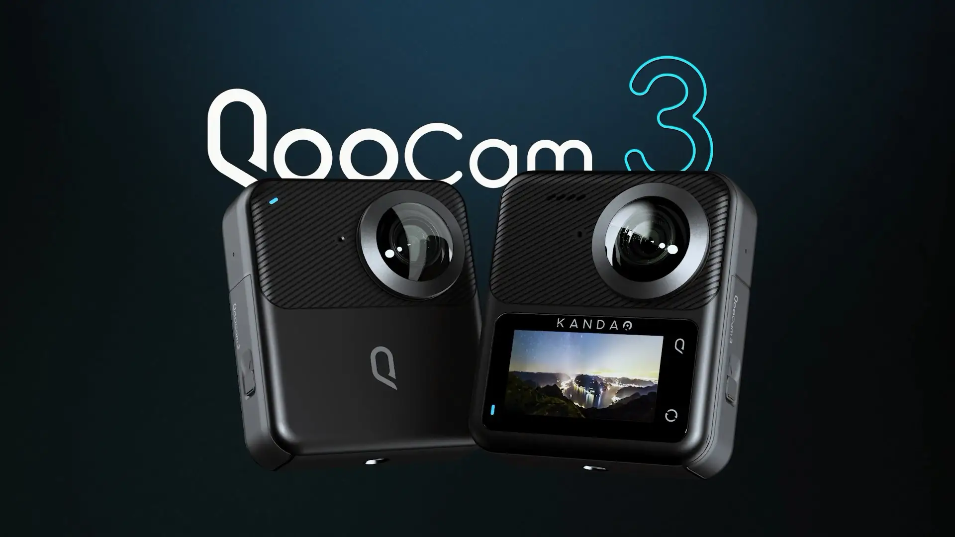 Kandaoは360度アクションカメラ「QooCam3」をリリース