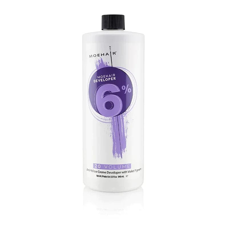 Moehair 6%, 20 Volume Anti-Yellow Hair Color Developer