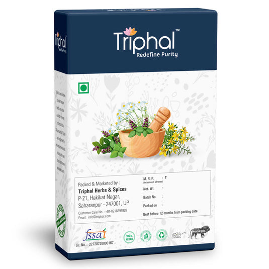 Triphal Safed Musli Whole (Sabut) - Raw and Unprocessed, Herb For Overall Well being]