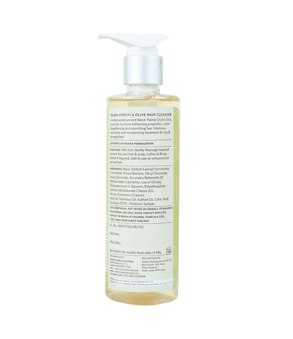 Mantra Herbal Palma Christi and Olive Hair Cleanser For Dry & Damaged Hair