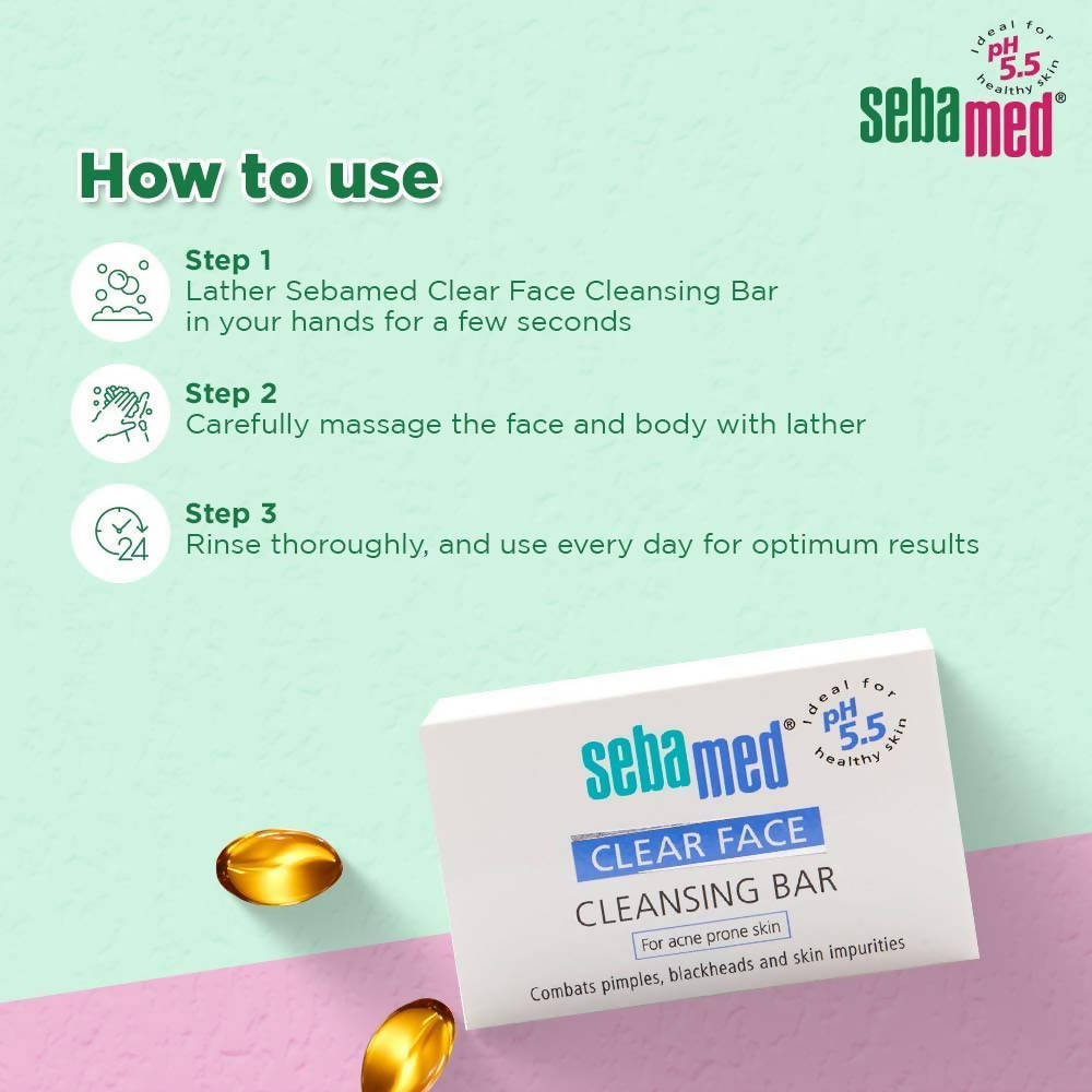 Sebamed Clear Face Cleansing Bar -100 Gm