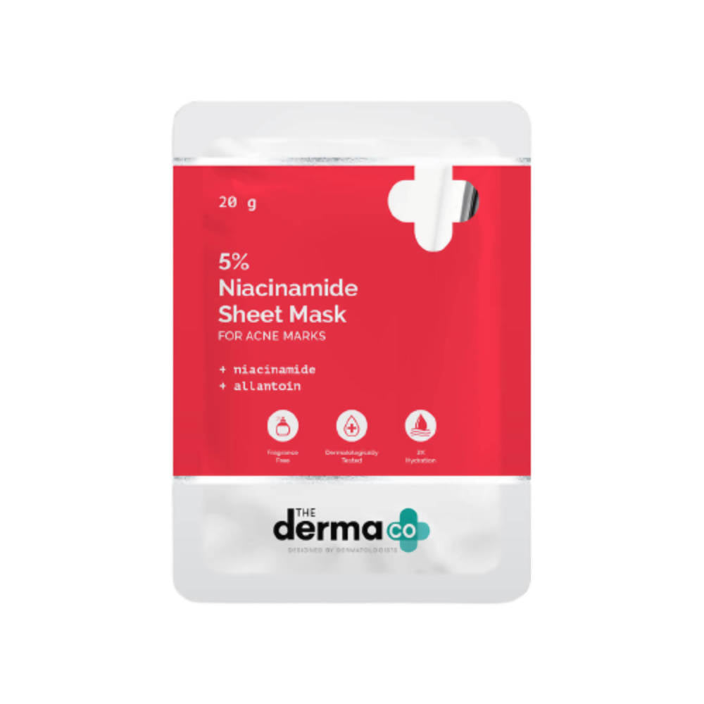 The Derma Co 5% Niacinamide Sheet Mask -20 gm