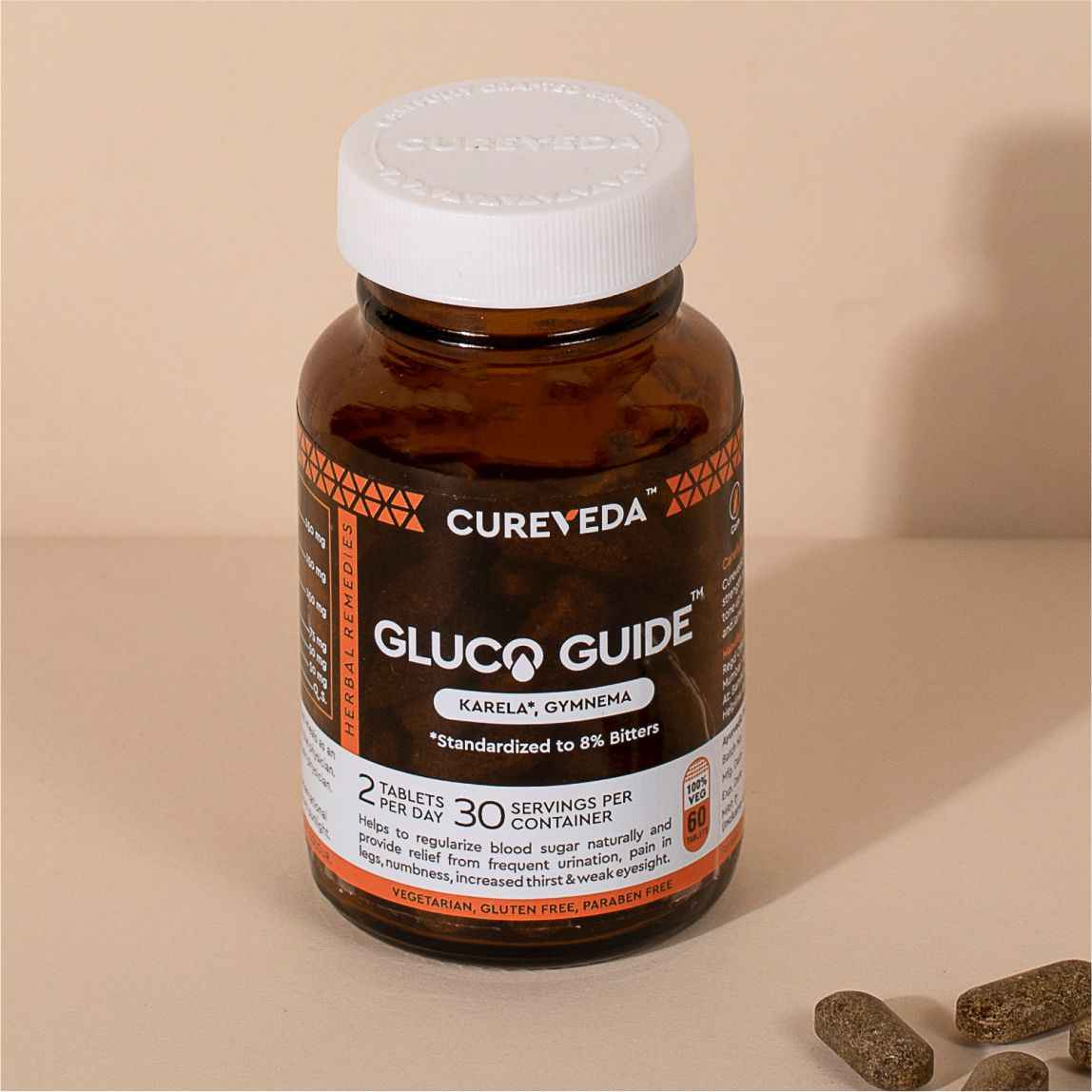 Cureveda Gluco Guide Tablets -60 tabs