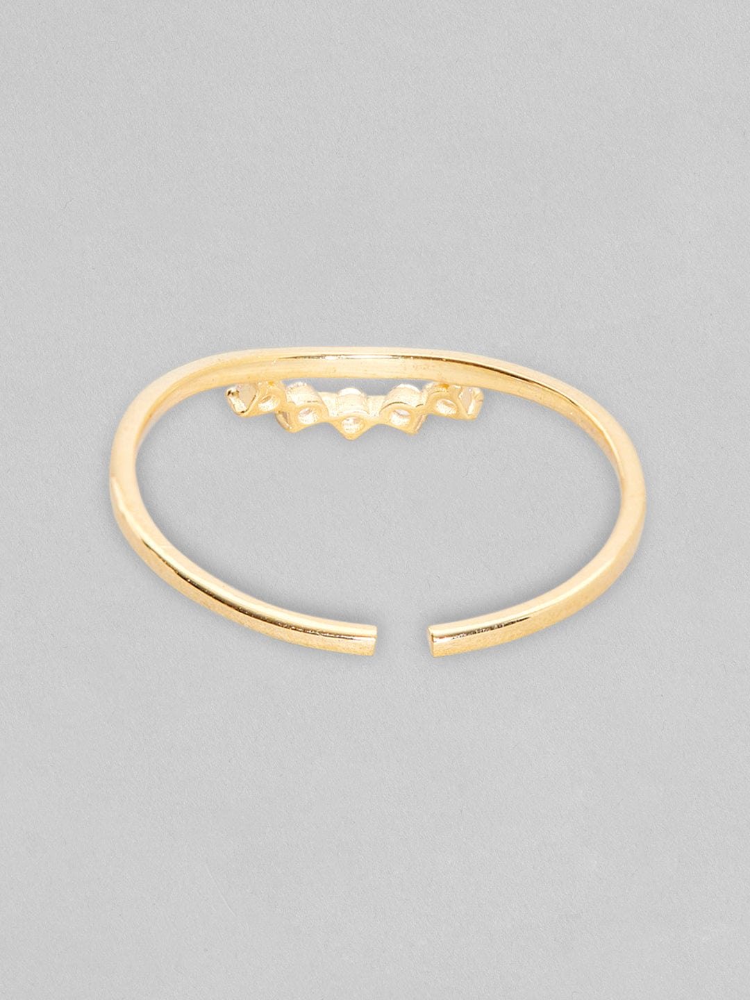 The Queen Of Zirconia Ring - Gold Plated