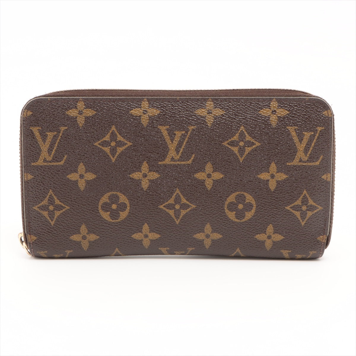 Louis Vuitton Monogram  Wallet M60017 Brown Round Zip Wallet