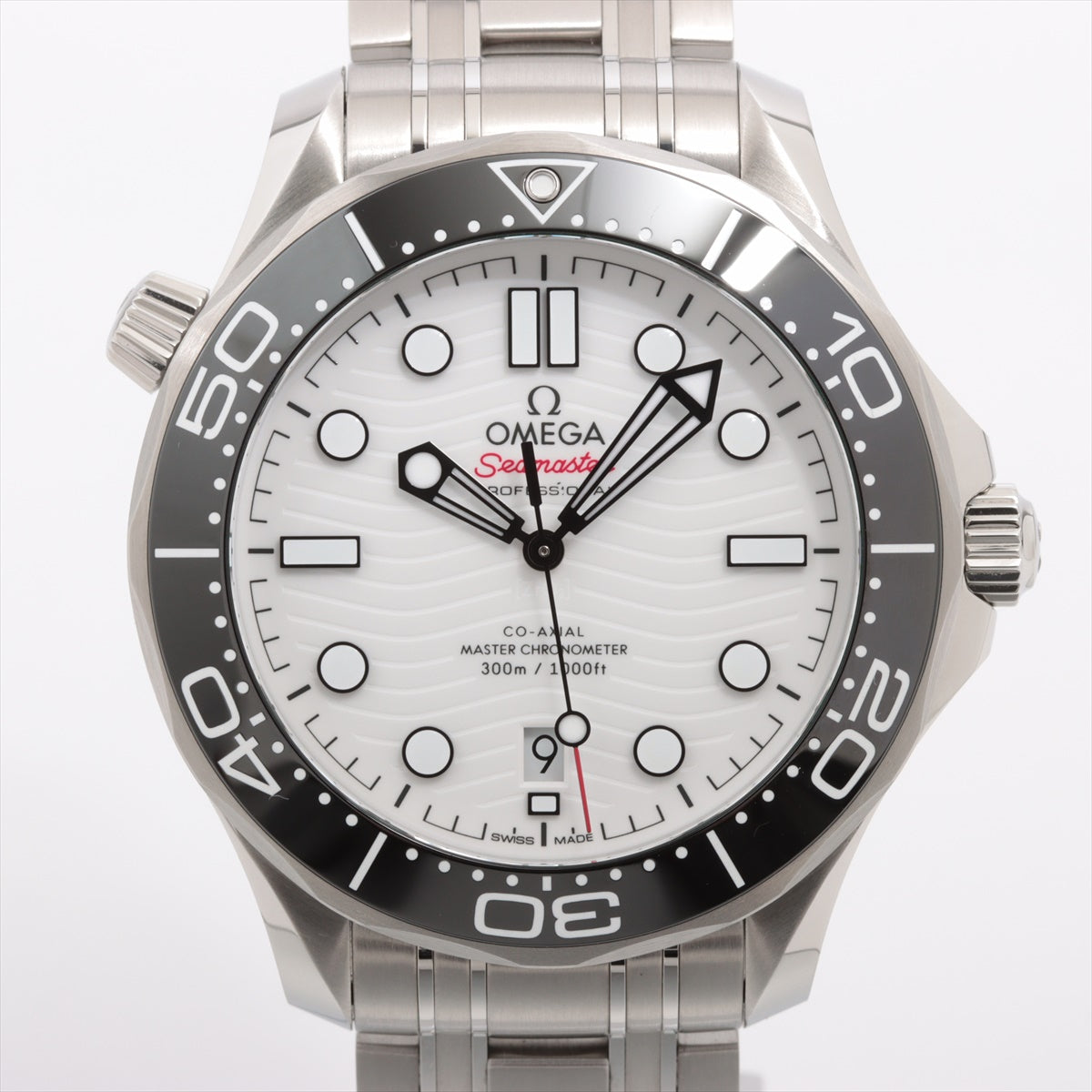 Omega Seamaster Diver 300 Co-Axial Master Chronometer 210.30.42.20.04.001 SS AT White Signboard Too Much 1