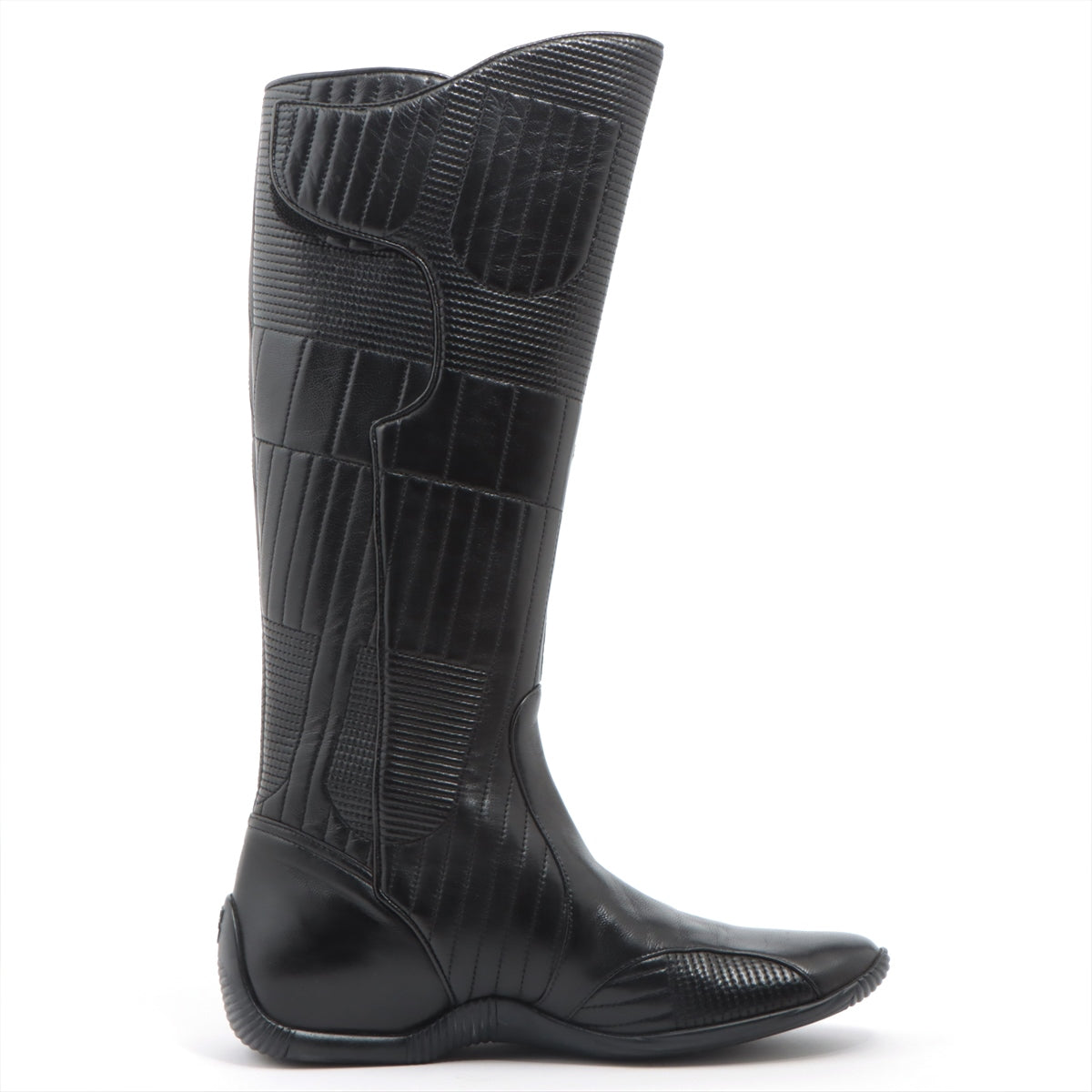 Barry Leather Long Boots 36 1/2  Black