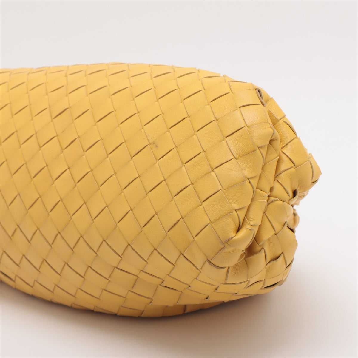 Bottega Veneta The Pouch Leather Backpack Yellow