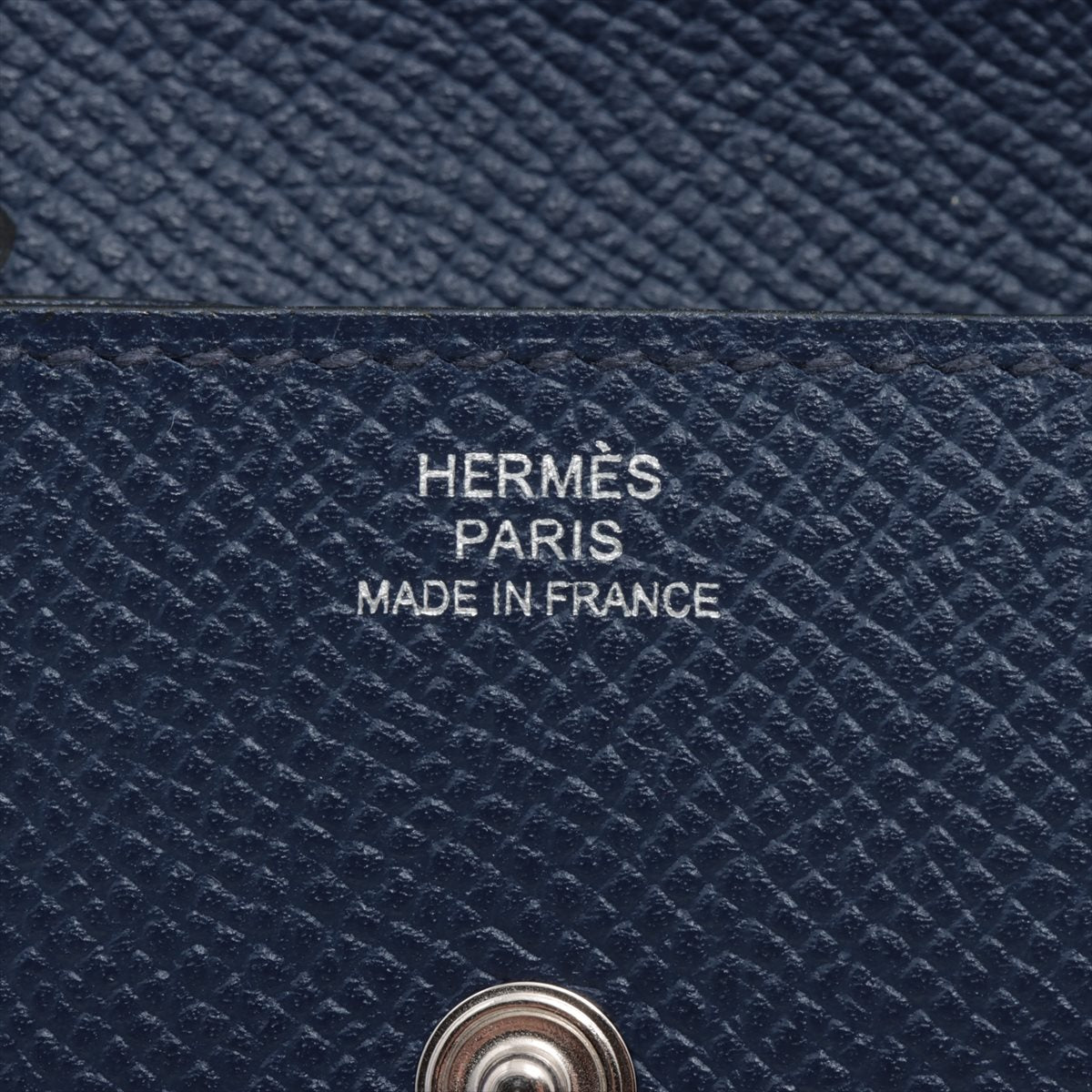 Hermes Lewandowski Epsom Coin Case Blue Sapphire Silver  A 2017