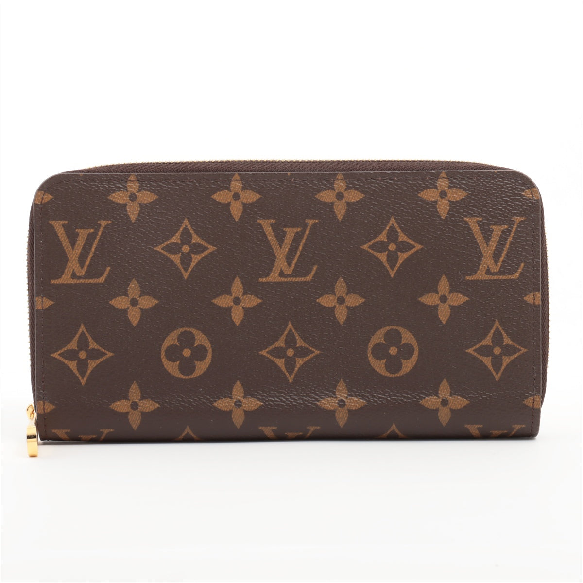 Louis Vuitton Monogram  Wallet M42616 Brown Round Zip Wallet