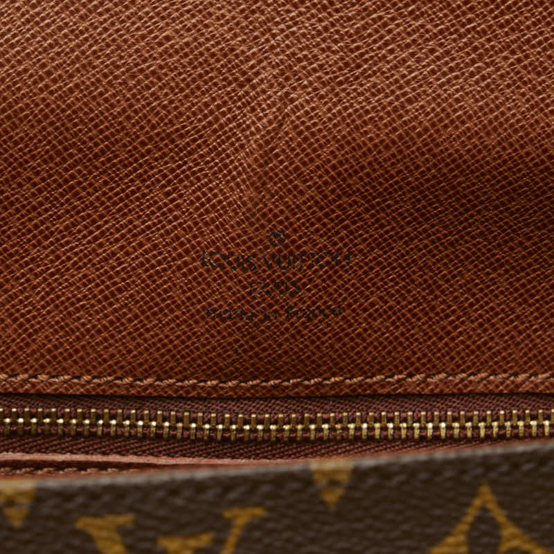 Louis Vuitton Monogram Sankru GM Slipper Shoulder Bag M51242 Brown PVC Leather  Louis Vuitton