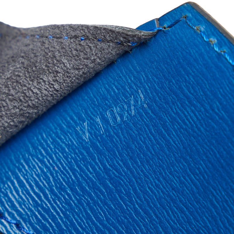 Louis Vuitton Epi Clooney Shoulder Bag M52255 Tread Blue Leather  Louis Vuitton