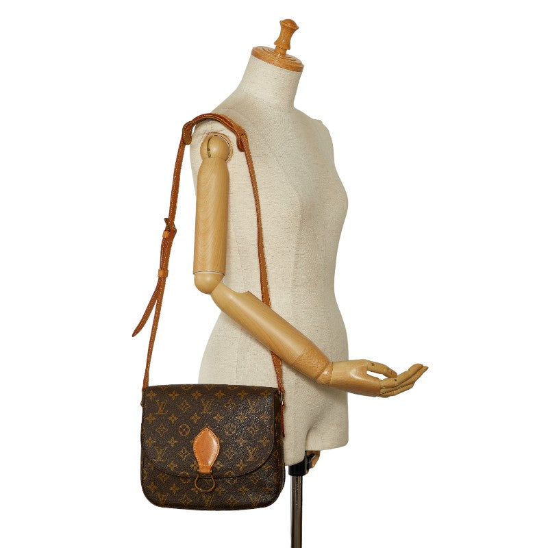 Louis Vuitton Monogram Sankru GM Slipper Shoulder Bag M51242 Brown PVC Leather  Louis Vuitton