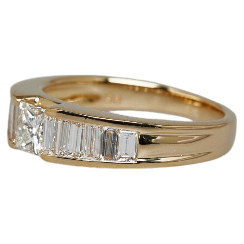 K18YG Yellow Gold Diamond 1.01ct Ring Ring  8.5 None