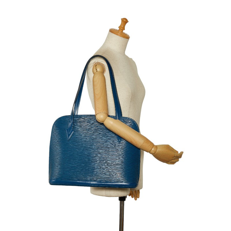 Louis Vuitton Epi Shoulder Bag M52285 Tread Blue Leather  Louis Vuitton