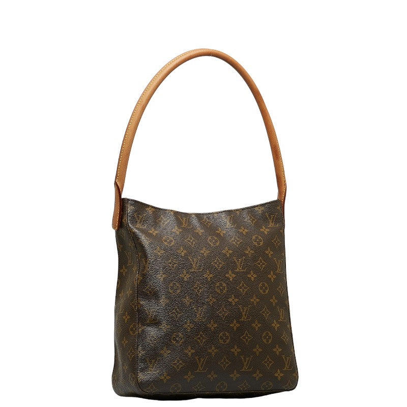 Louis Vuitton Monogram Looping GM Shoulder Bag M51145 Brown PVC Leather  Louis Vuitton