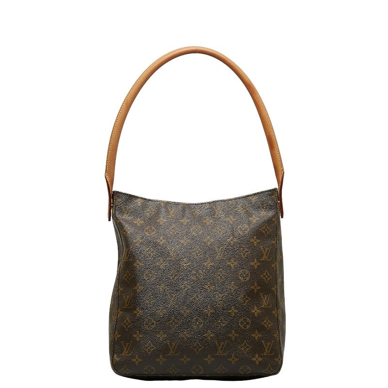 Louis Vuitton Monogram Looping GM Shoulder Bag M51145 Brown PVC Leather  Louis Vuitton