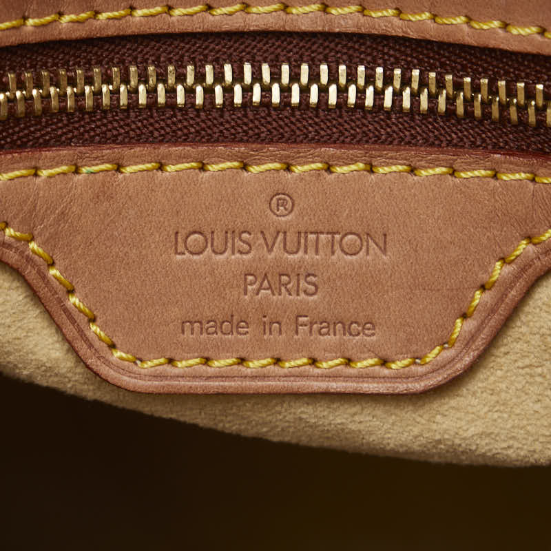 Louis Vuitton Monogram Looping GM Shoulder Bag M51145 Brown PVC Leather  Louis Vuitton