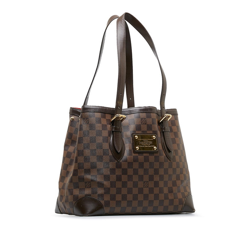 Louis Vuitton Damier Hamsted MM Handbag N51204 Brown PVC  Louis Vuitton