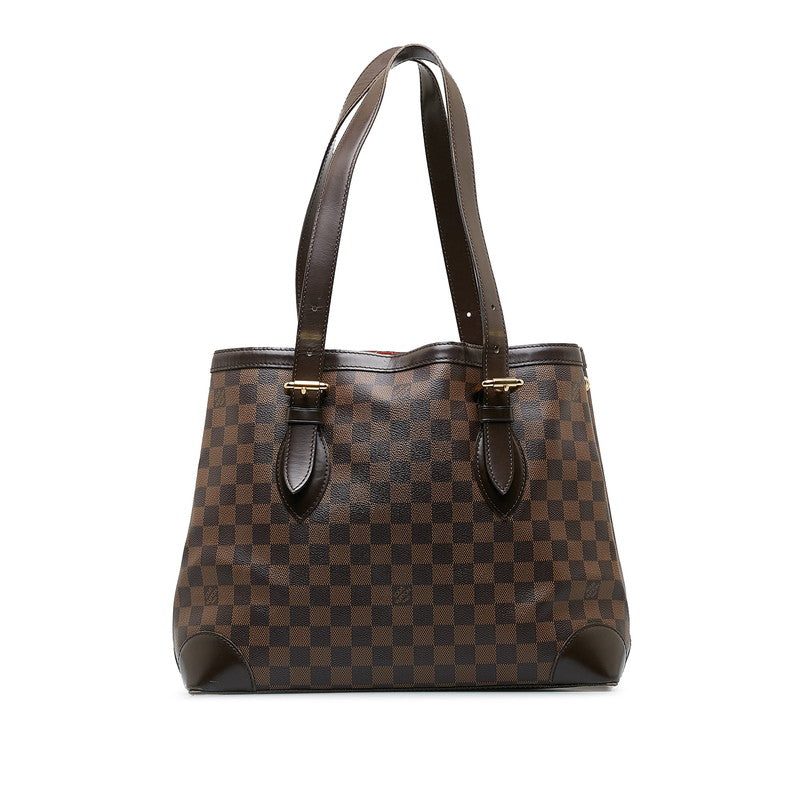 Louis Vuitton Damier Hamsted MM Handbag N51204 Brown PVC  Louis Vuitton