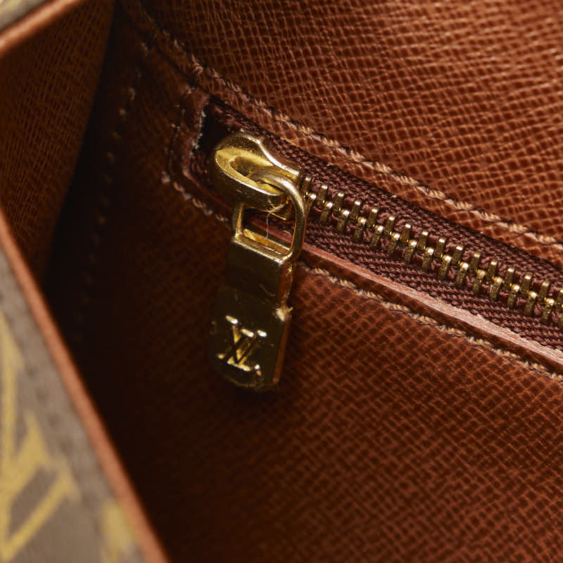 Louis Vuitton Monogram Sankru GM Slipper Shoulder Bag M51242 Brown PVC Leather  Louis Vuitton