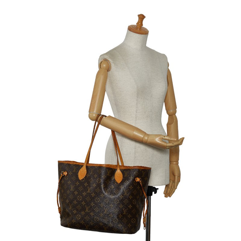 Louis Vuitton Monogram Newark GM Tote Bag M40157 Brown PVC Leather  Louis Vuitton