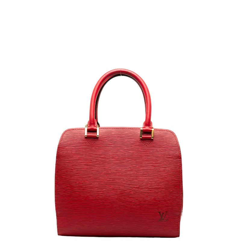 Louis Vuitton Epi Punch Handbag M52057 Castilian Red Leather  Louis Vuitton