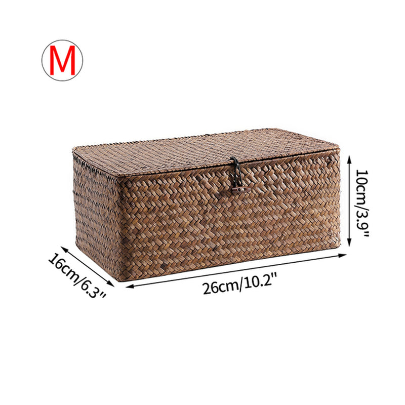 Hand Woven Laundry/Storage Baskets with Handles