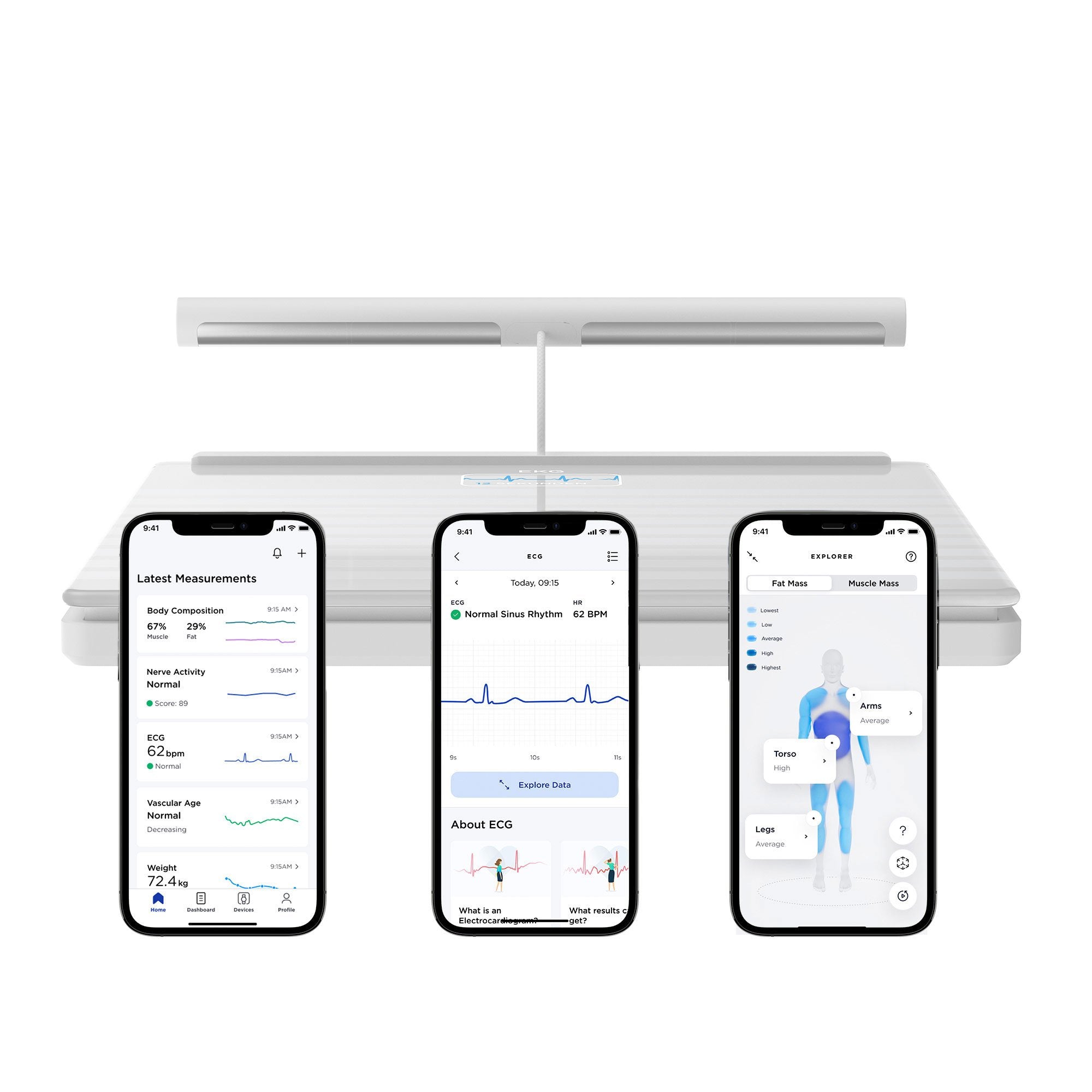 Withings Body Scan Wifi Smart Scale, White