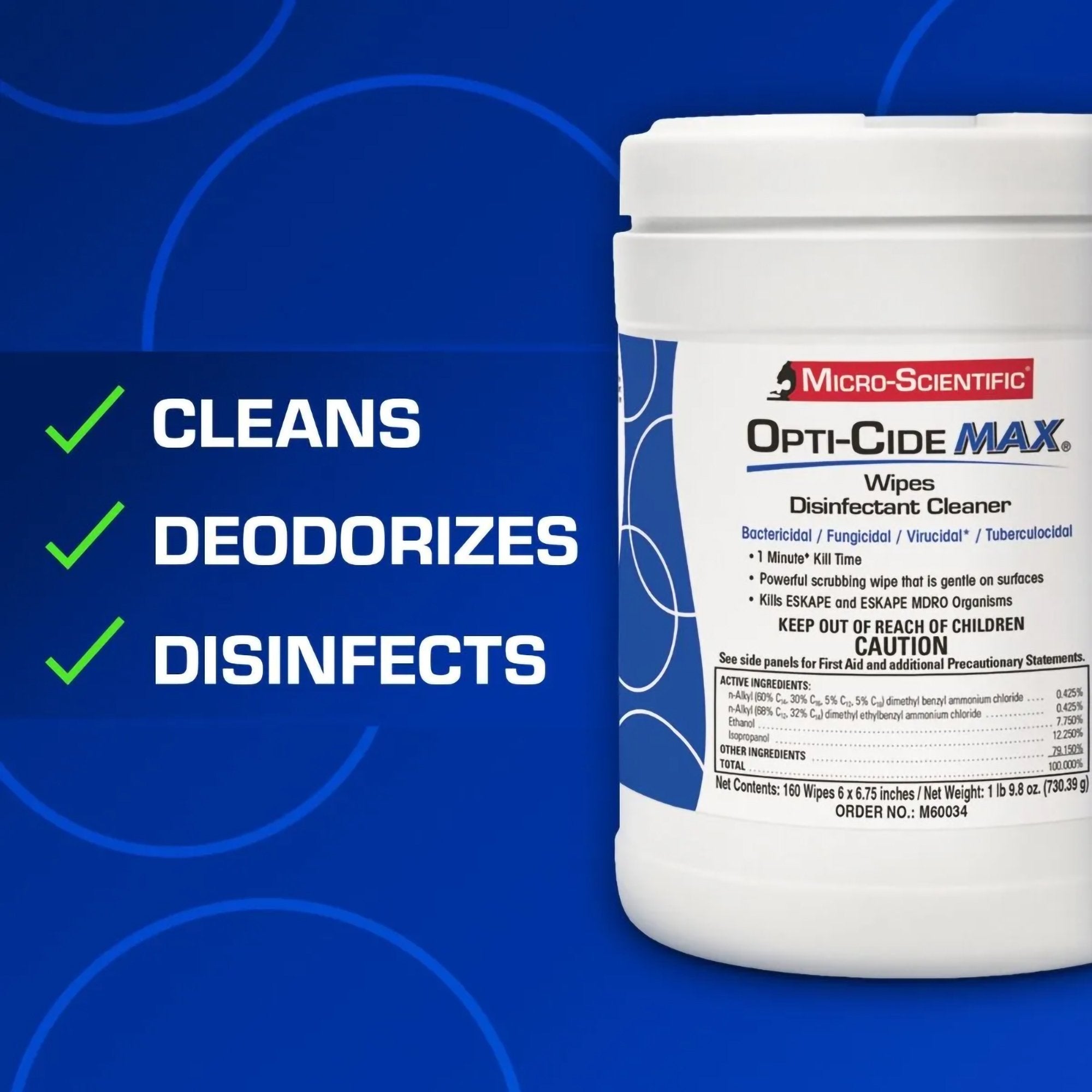 Opti-Cide? Max Surface Disinfectant Cleaner Wipes