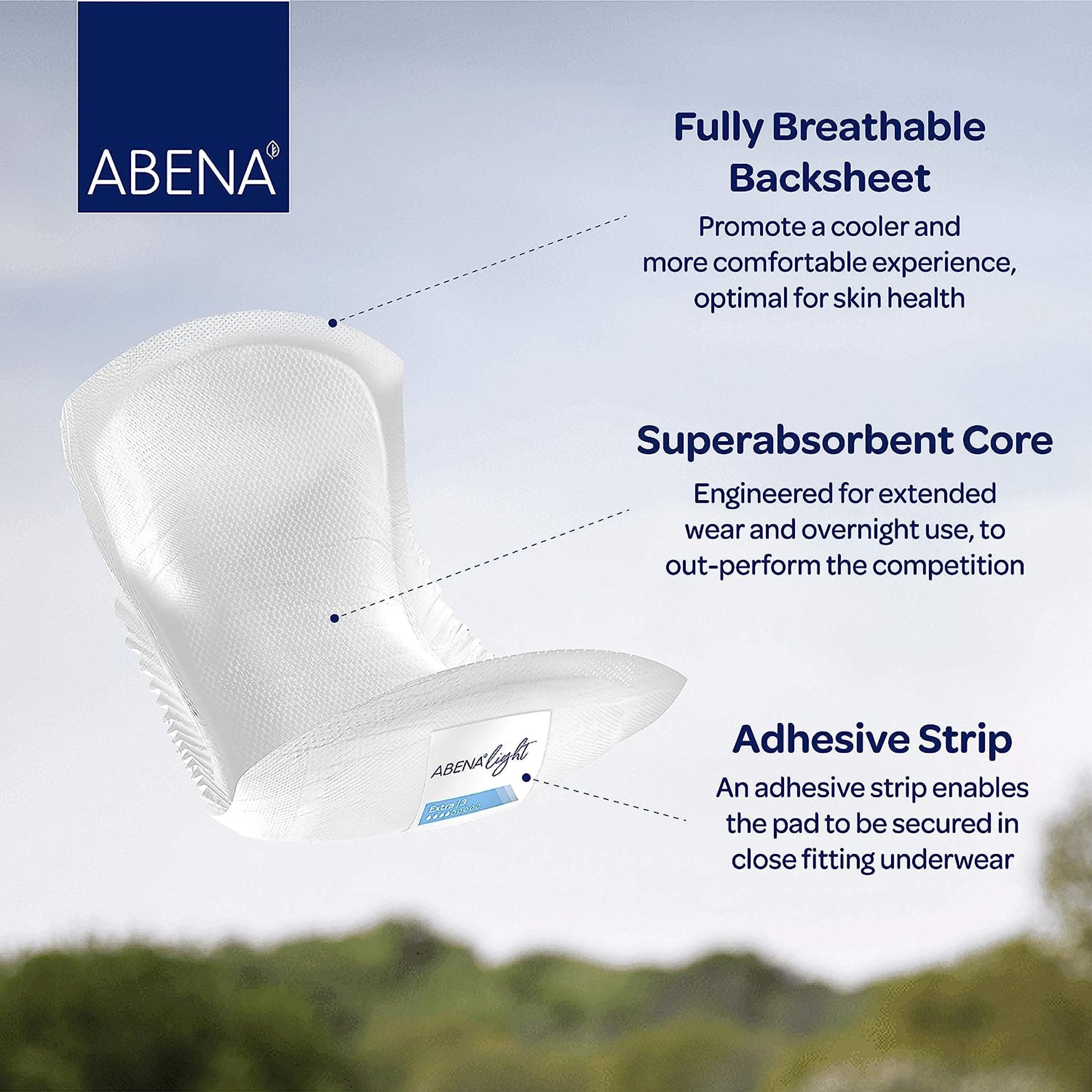 Abena? Light Extra Bladder Control Pad, 13-Inch Length