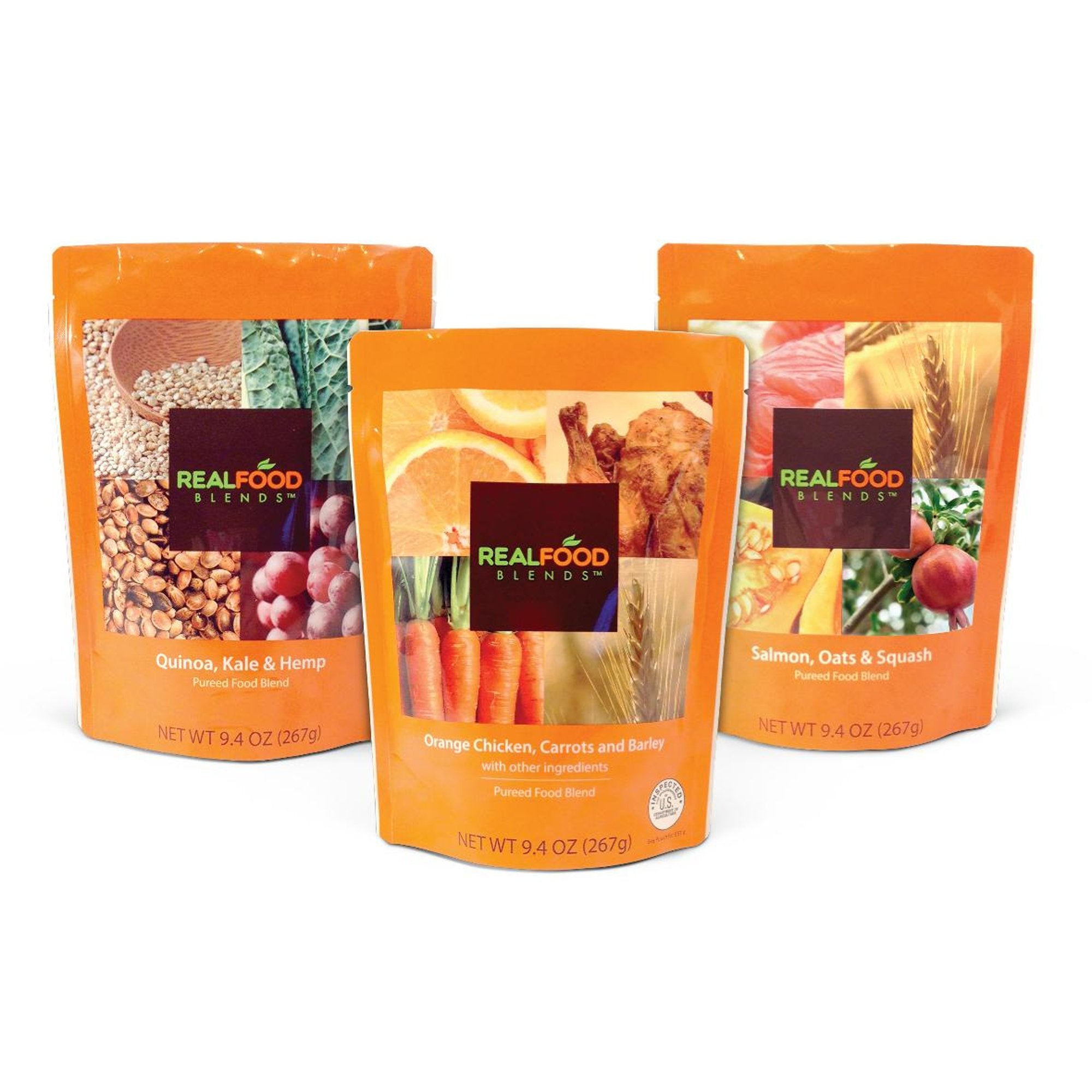 Real Food Blends? Variety Pack Pureed Food Blend for Tube Feeding, 9.4-ounce pouch
