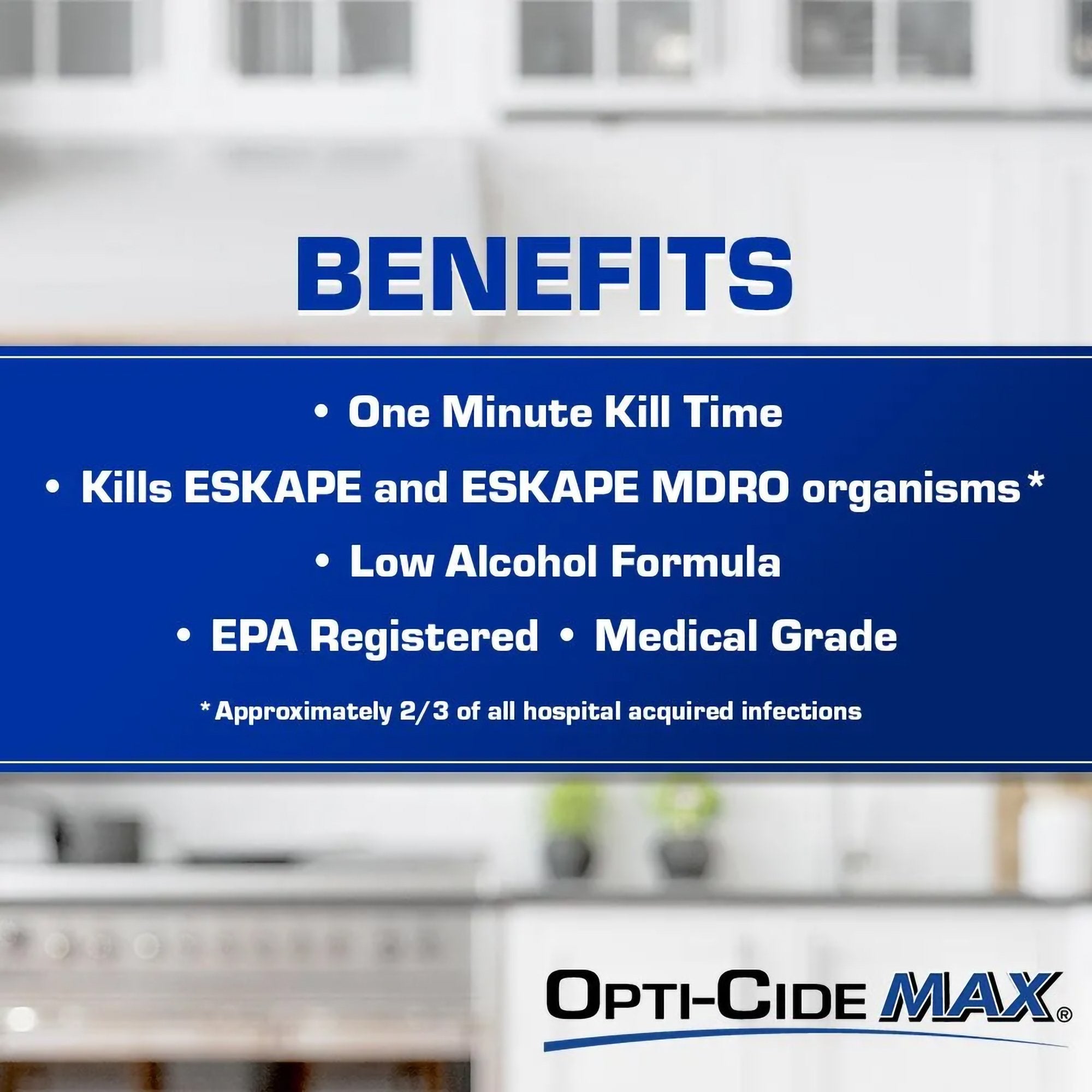 Opti-Cide? Max Surface Disinfectant Cleaner Wipes
