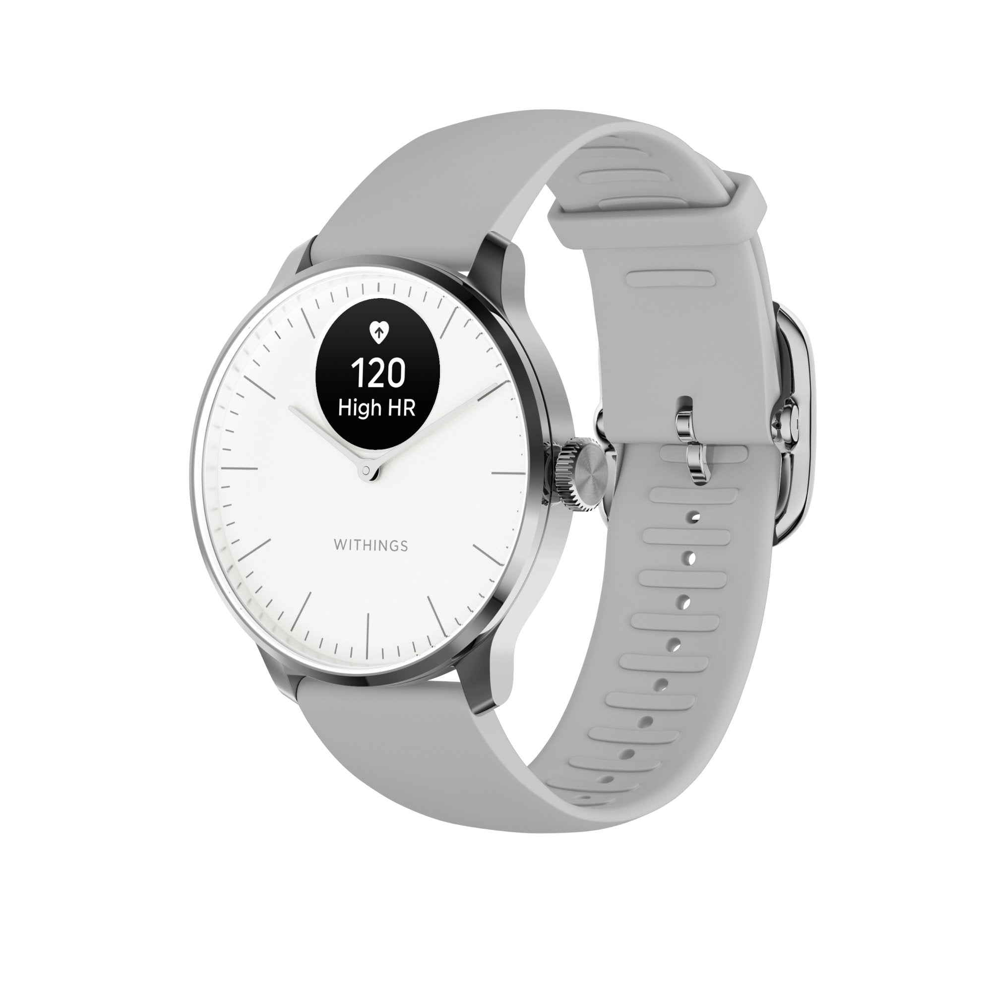 Withings ScanWatch Light Smart Watch, 37mm, White