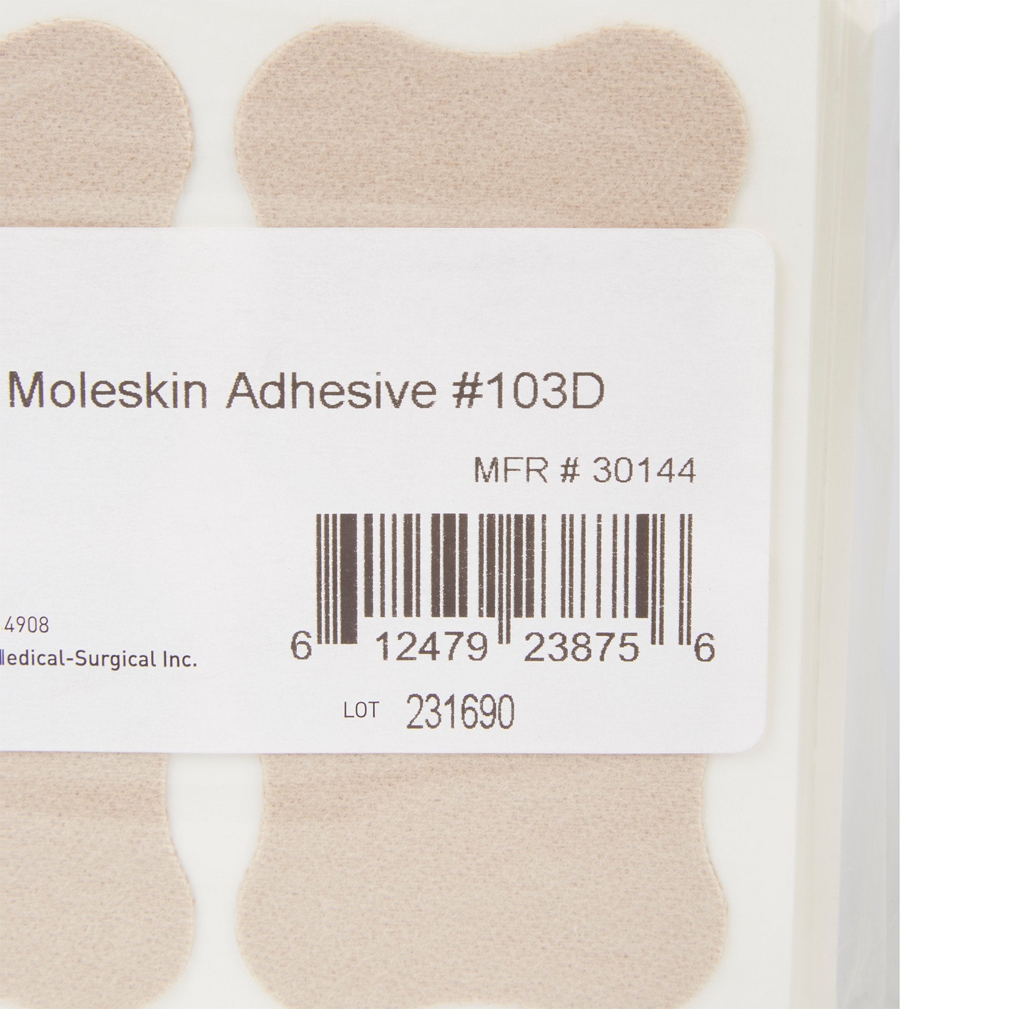 McKesson Pedi-Pad Beige Protective Pad, Size 103-D