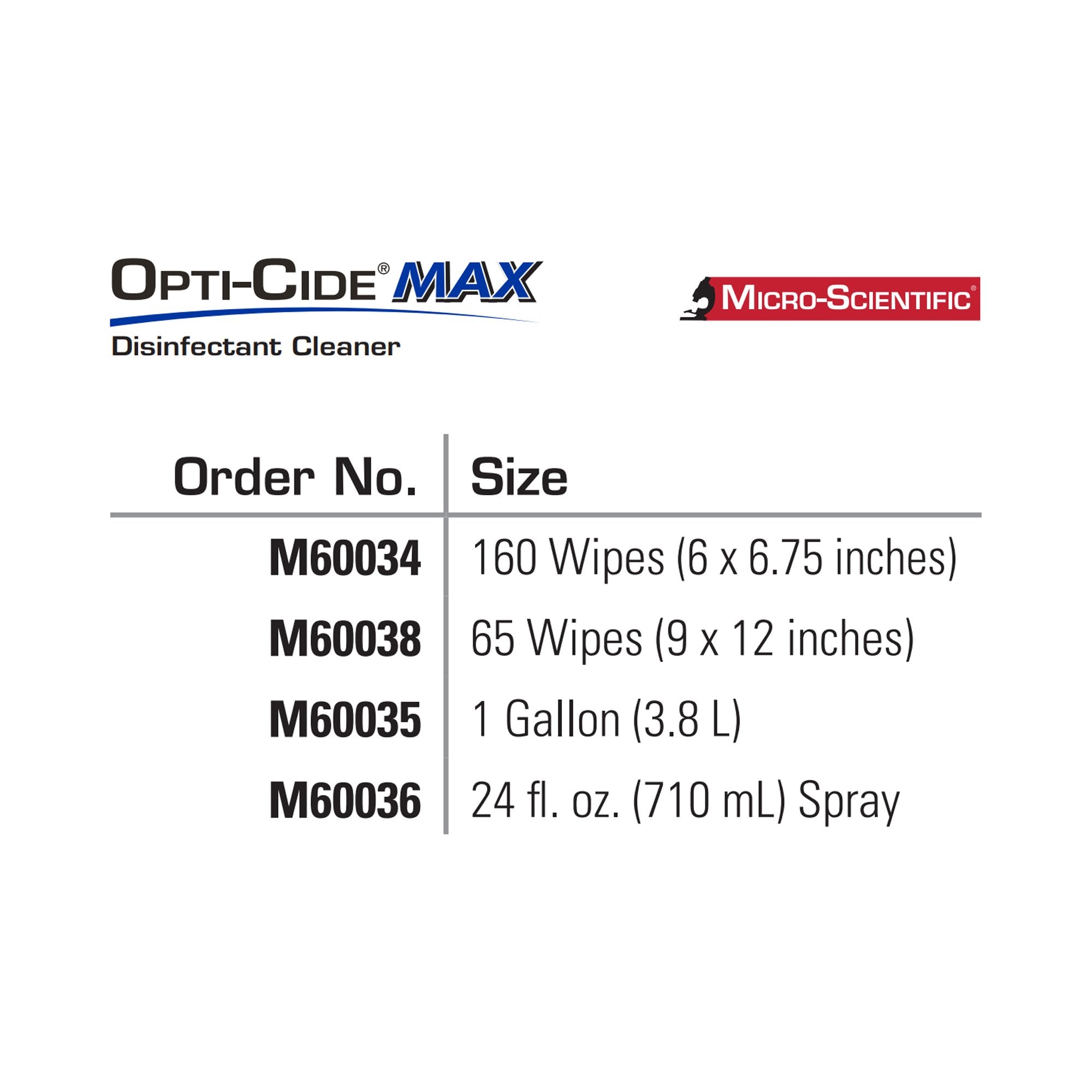 Opti-Cide? Max Surface Disinfectant Cleaner Wipes