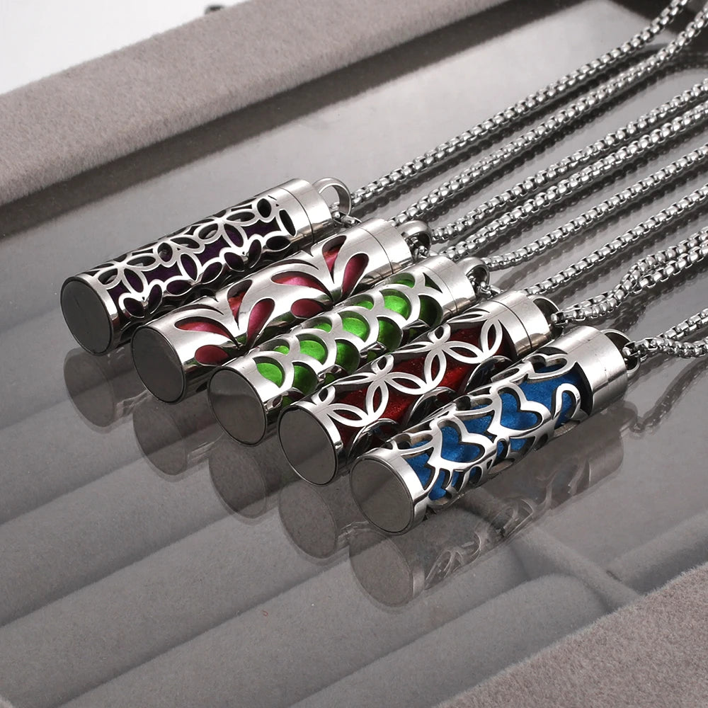 2023 New Aromatherapy Jewelry Necklaces Essential Oil Diffus ...