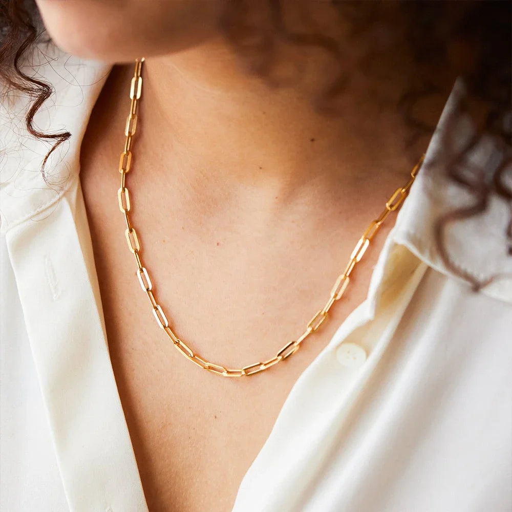 Collier Ras du Cou à Maillons Anti-Tarjuventrombone pour Fem ...