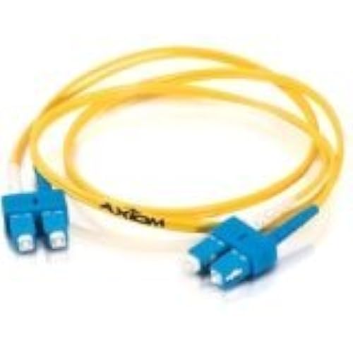 Axiom LC/SC Singlemode Duplex OS2 9/125 Fiber Optic Cable 2m - Fiber Optic for Network Device - 6.56 ft - 2 x LC Male Network - 2 x SC Male Network